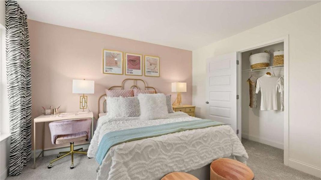 Furnished interior view inside a new home in The Gates at Pates Creek, Hampton (Image 56).