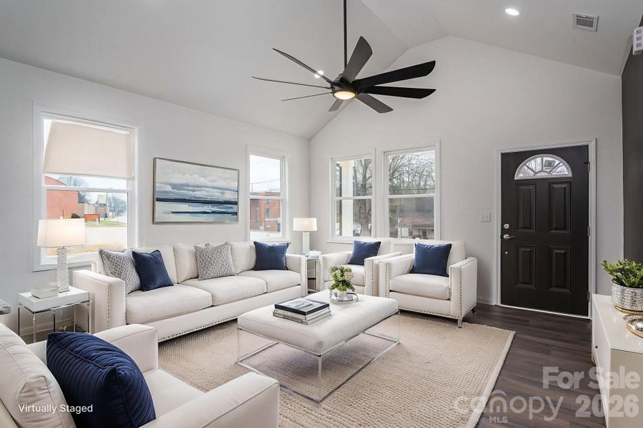 Furnished interior view inside a new home in , Cherryville (Image 6).
