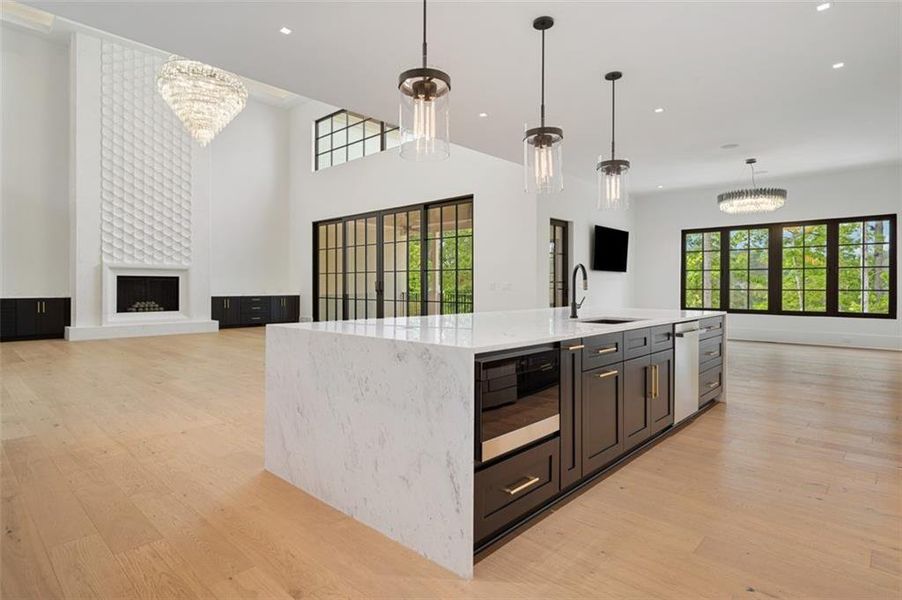 Furnished interior view inside a new home in , Alpharetta (Image 15).