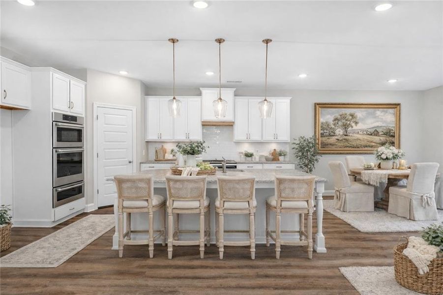 Furnished interior view inside a new home in , Haddock (Image 12).