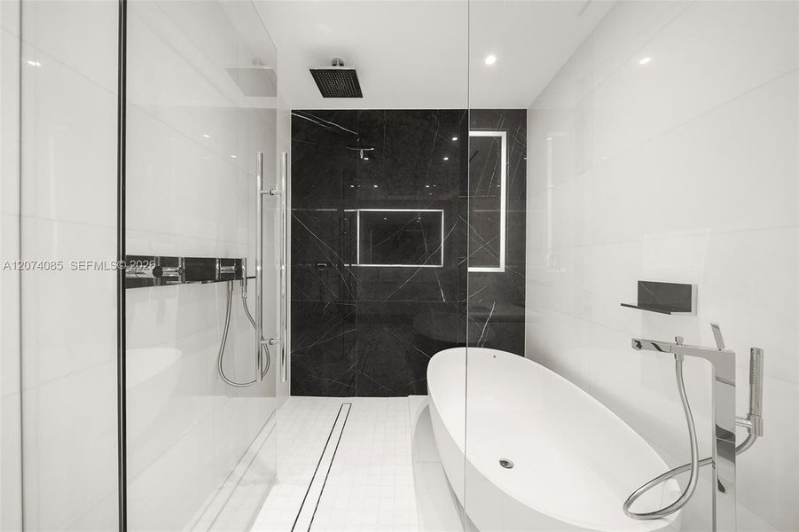 Furnished interior view inside a new home in , Miami (Image 7).