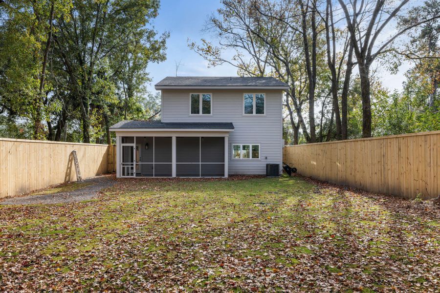 Exterior details and patio area of a home in , Charleston (Image 3). Exterior details and patio area of a home in , Charleston (Image 3).