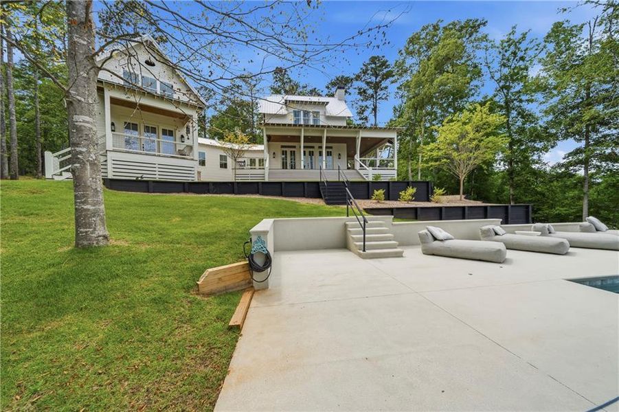 Exterior details and patio area of a home in , Eatonton (Image 30). Exterior details and patio area of a home in , Eatonton (Image 30).