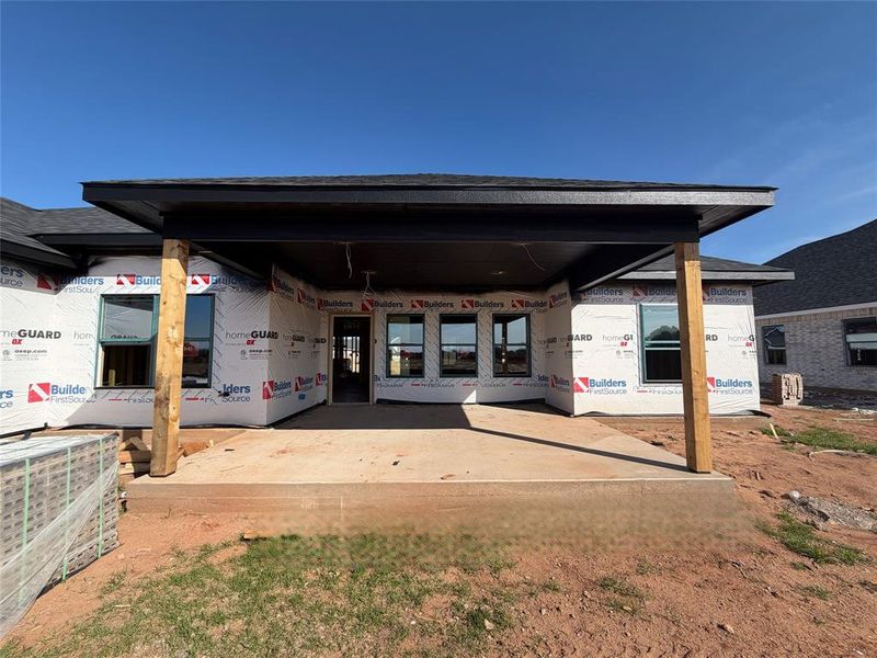 In-progress construction of a new home in , Abilene, TX (Image 4).