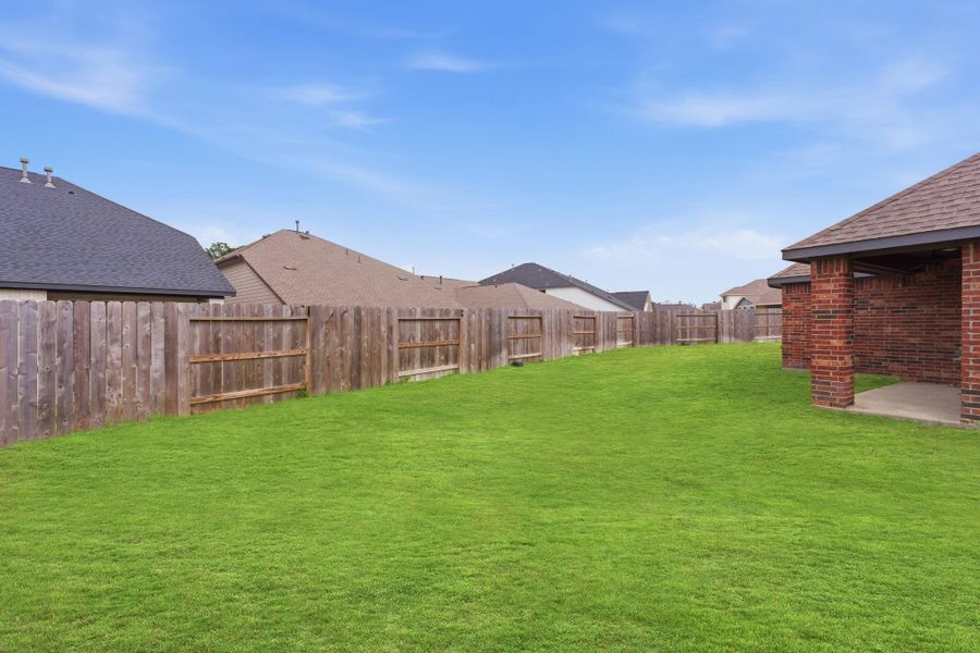 Another view of the yard.