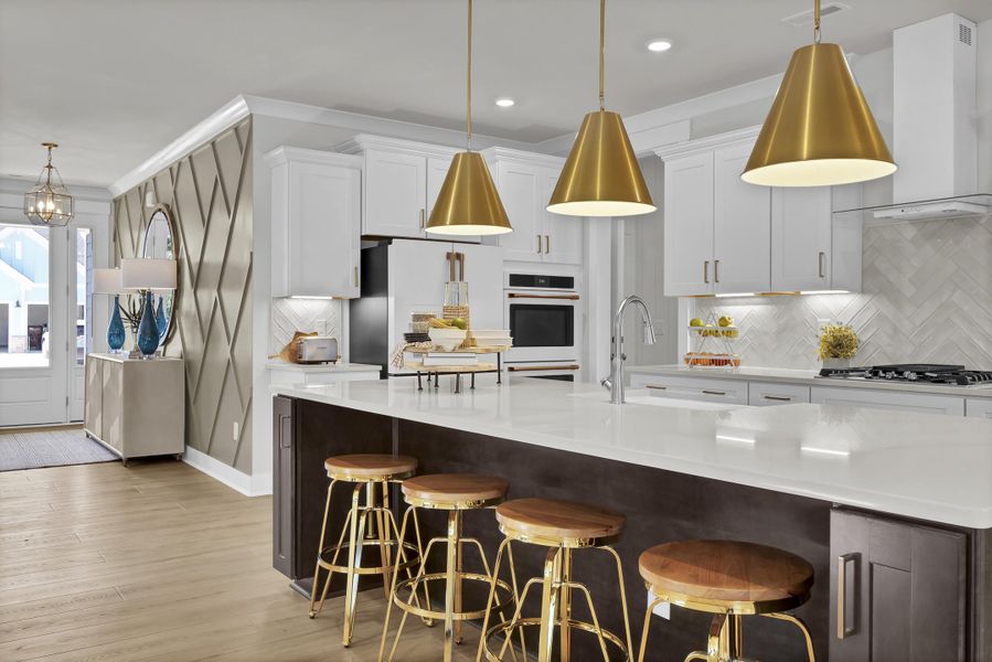 Furnished interior view inside a new home in , Summerville (Image 18).