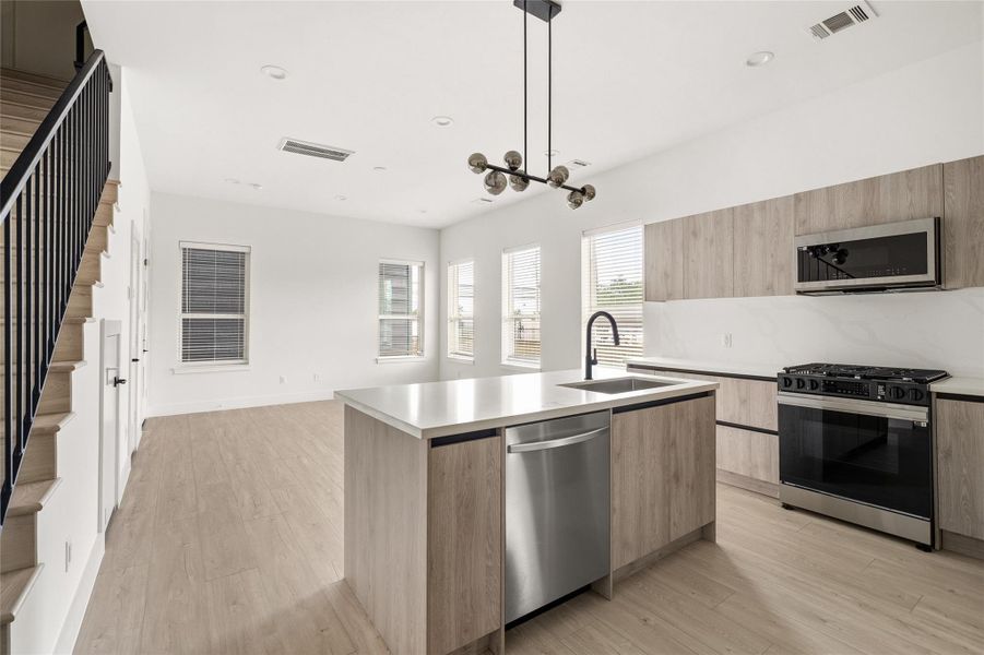 Furnished interior view inside a new home in , Houston (Image 12).