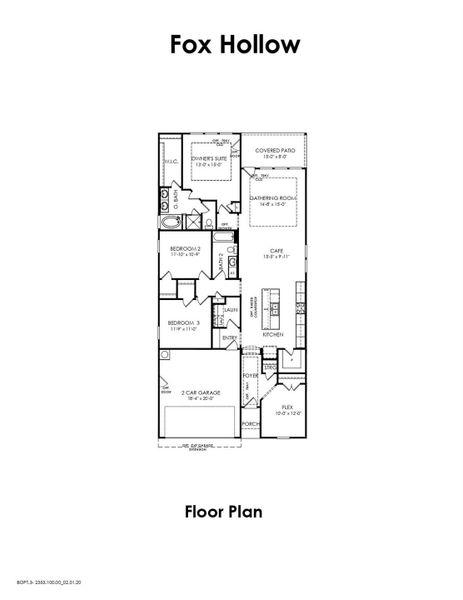 2D floor plan layout of this home in Mavera, Conroe, TX (Image 2). 2D floor plan layout of this home in Mavera, Conroe, TX (Image 2).