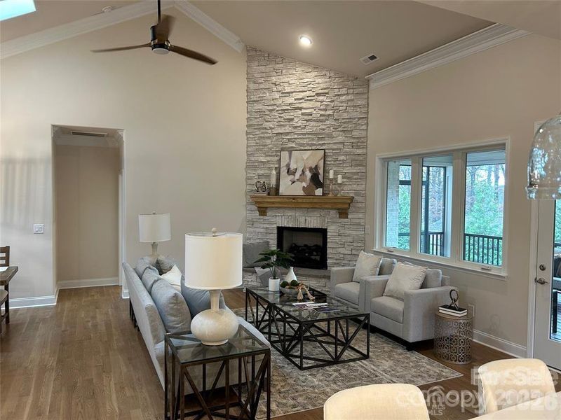 Furnished interior view inside a new home in , Westport (Image 3).
