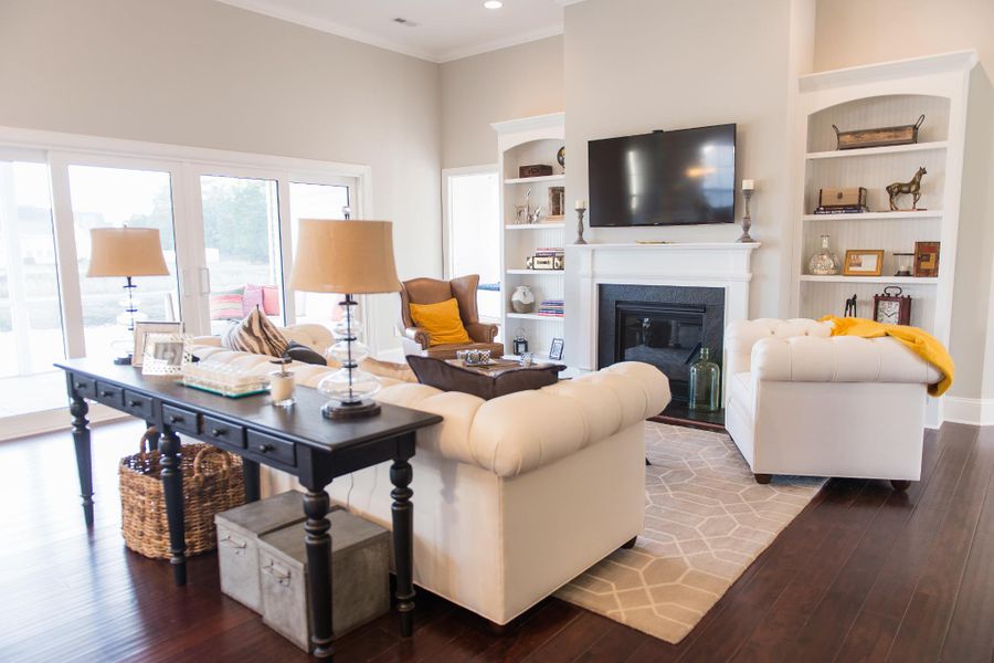 Representative furnished interior of a home built from the Ansley by Bill Clark Homes in The Sanctuary at Sunset Beach, Sunset Beach (Image 14).