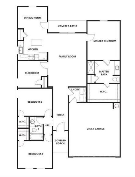 2D floor plan layout of this home in Retreat at Fossil Creek, Fort Worth, TX (Image 5). 2D floor plan layout of this home in Retreat at Fossil Creek, Fort Worth, TX (Image 5).