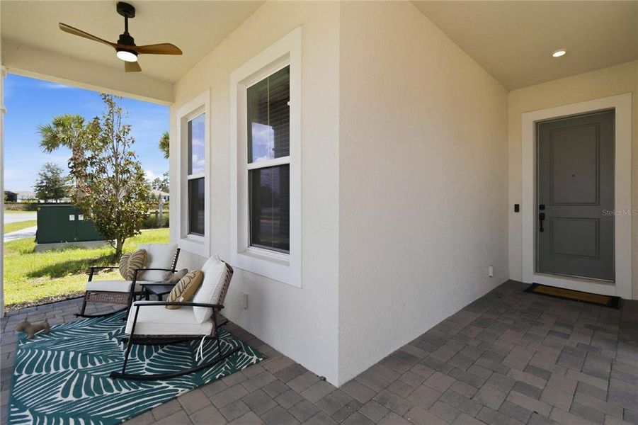 Exterior details and patio area of a home in , Winter Garden (Image 3). Exterior details and patio area of a home in , Winter Garden (Image 3).