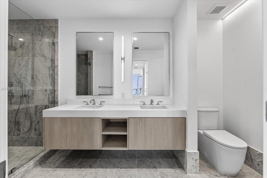 Furnished interior view inside a new home in , Bay Harbor Islands (Image 11).