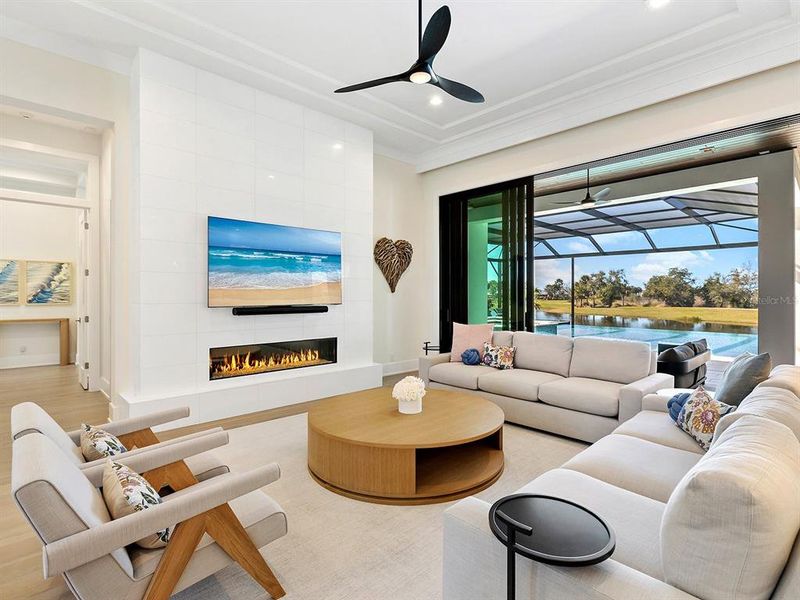 Furnished interior view inside a new home in , Lakewood Ranch (Image 39).