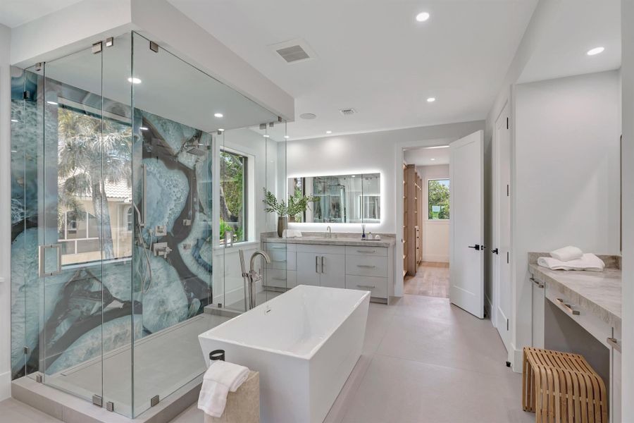 Furnished interior view inside a new home in , Lantana (Image 64).