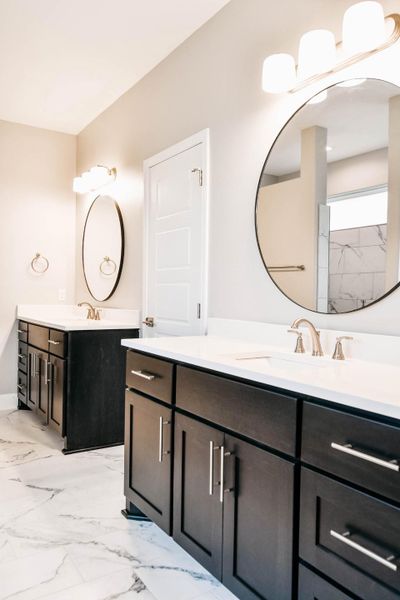 Furnished interior in a model home at Escalera Ranch 1833 in Victoria (Image 6).