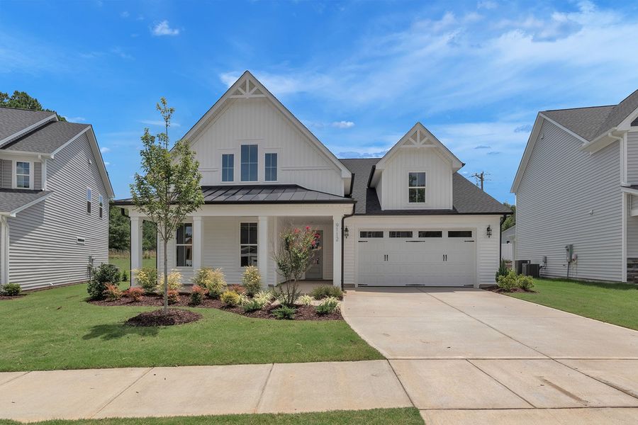 Representative exterior photo of a completed home built from the The Sutton by RobuckHomes in Kennebec Crossing, Angier, NC (Image 16).