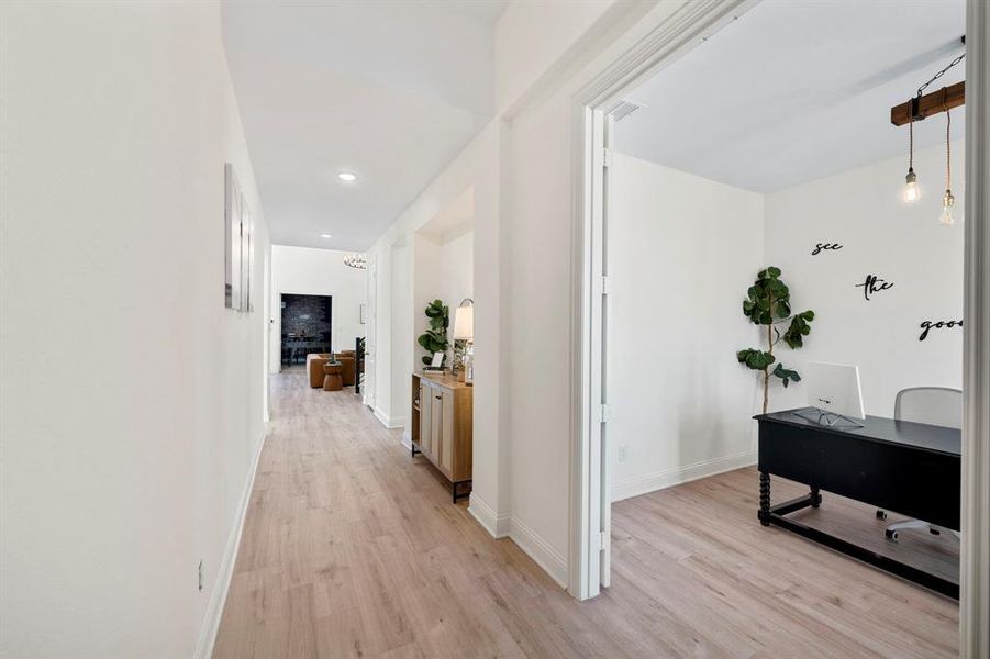 Furnished interior view inside a new home in , McKinney (Image 6). Furnished interior view inside a new home in , McKinney (Image 6).