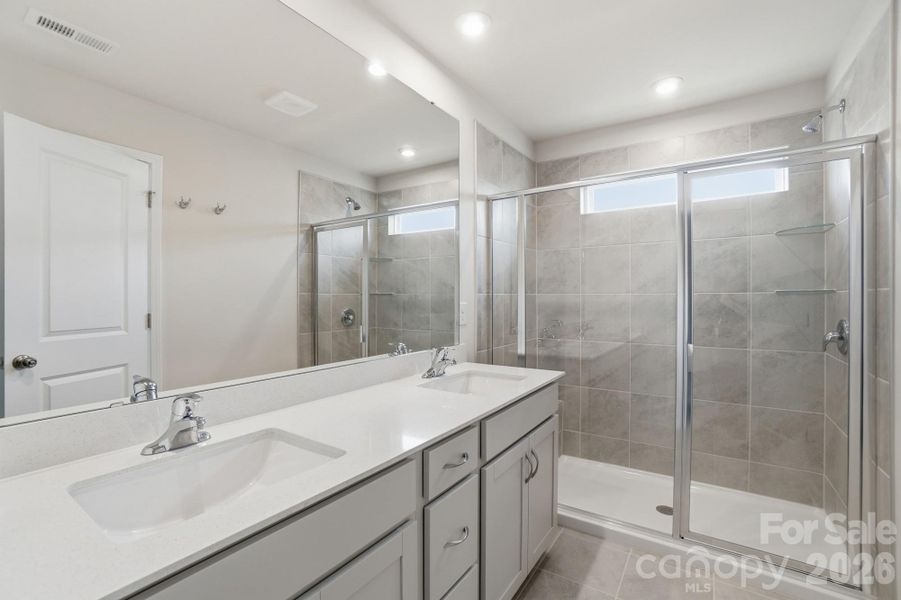 Furnished interior view inside a new home in Arbor Chase, Clover (Image 7). Furnished interior view inside a new home in Arbor Chase, Clover (Image 7).