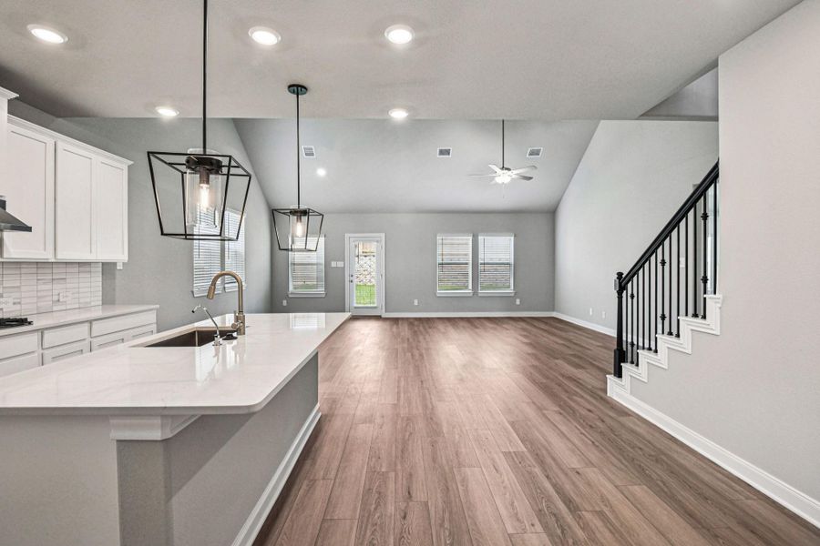 Photo is not of the actual home, but is an inspirational photo of builder’s model home and may depict options, furnishings, and/or decorator features that are not included