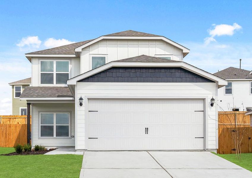 The Piper is a beautiful two-story siding home.