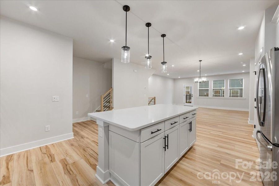 Large Central Island Ideal for Entertaining.