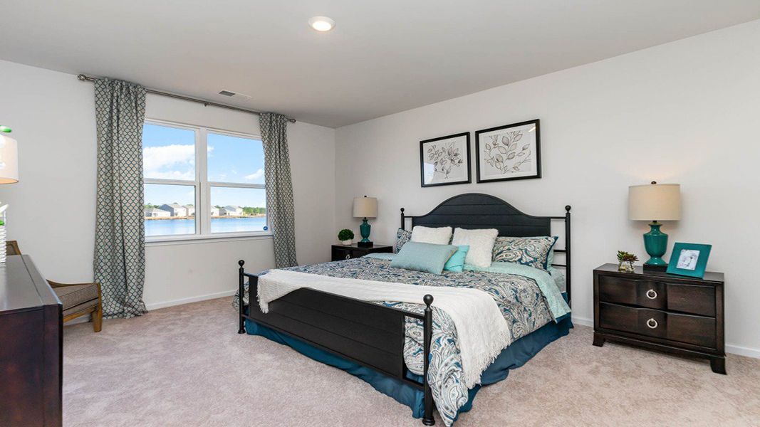 Furnished interior in a model home at Eden Springs in Longs (Image 26).