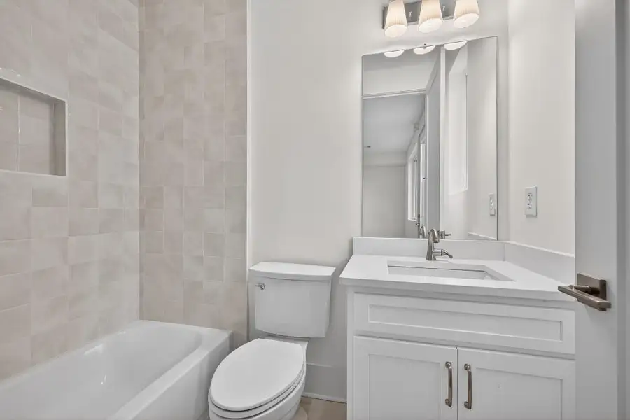 Furnished interior view inside a new home in , Decatur (Image 10).