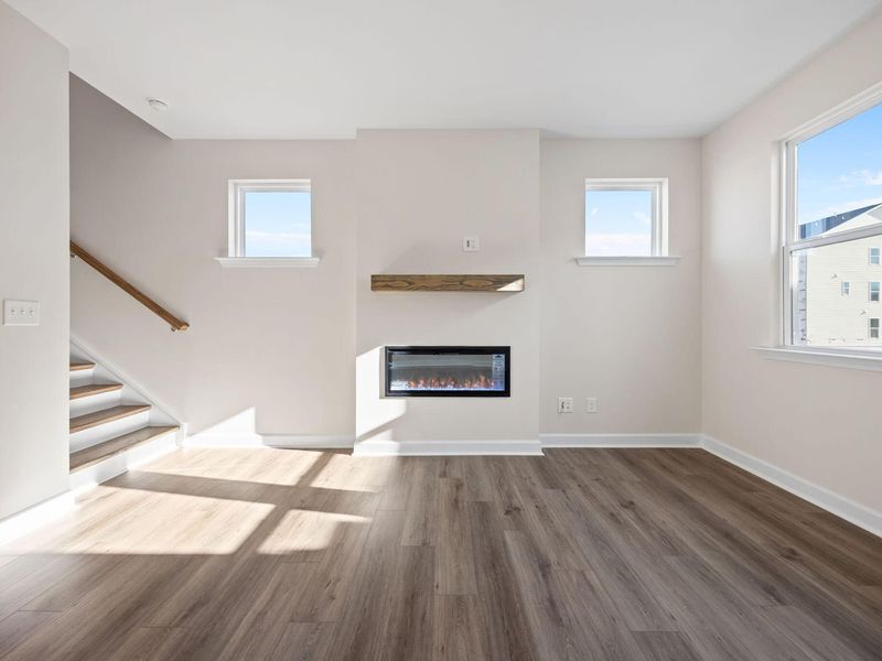 Spacious, unfurnished interior of a new home in Forestville Yard, Knightdale (Image 16).