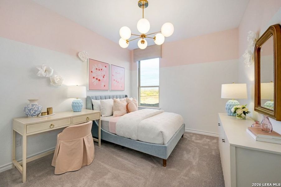 Furnished interior view inside a new home in Nopal Valley, San Antonio (Image 21).