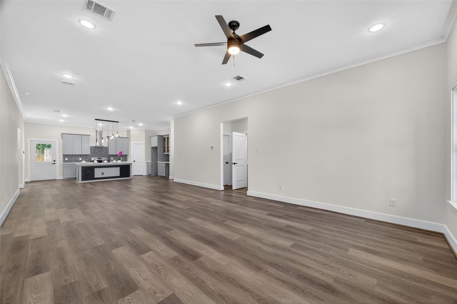 Spacious, unfurnished interior of a new home in , Crosby (Image 37).