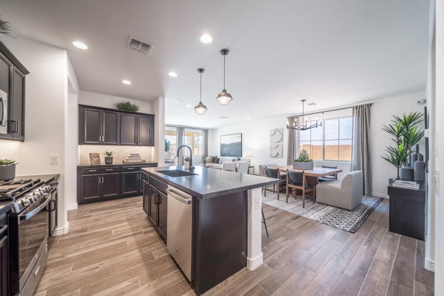 Furnished interior view inside a new home in Hawes Crossing, Mesa (Image 11).