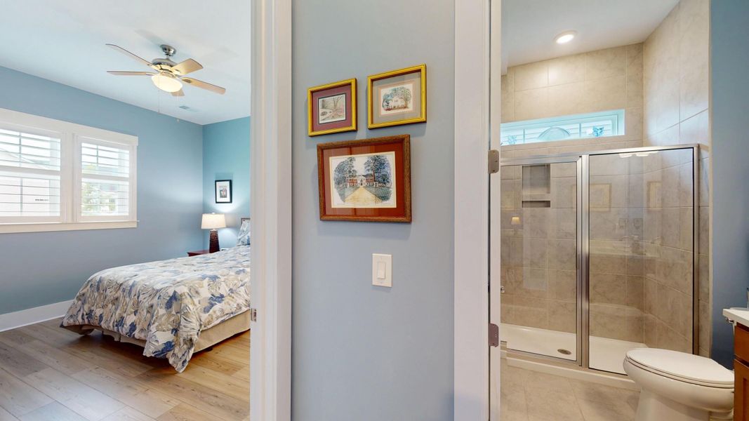 Furnished interior view inside a new home in Summerwind Crossing at Lakes of Cane Bay, Summerville (Image 8).
