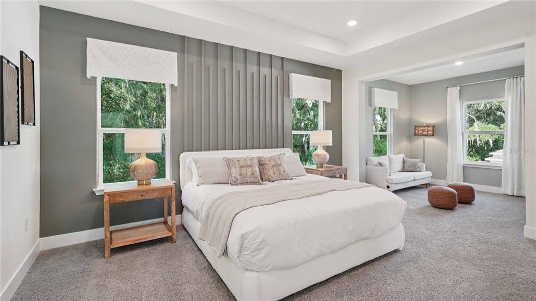Furnished interior view inside a new home in Buchanan Trails, Newberry (Image 13).
