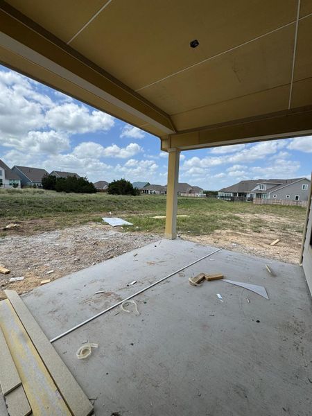 Rear Covered Patio