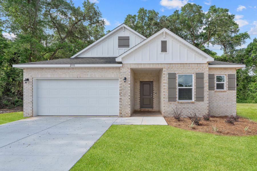 Representative exterior photo of a completed home built from the Drexel by Maronda Homes in Applewood Reserve, Lakeland, FL (Image 28).