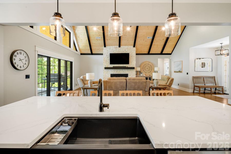 Furnished interior view inside a new home in , Hendersonville (Image 33).