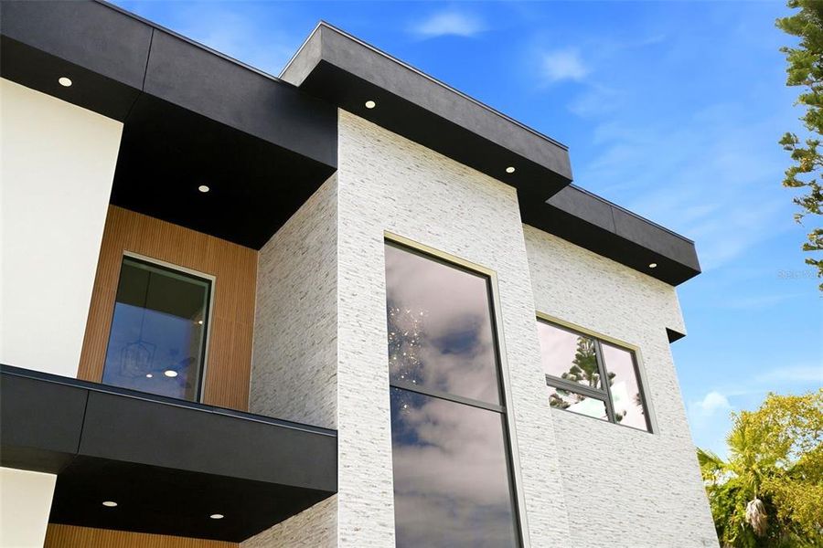 Exterior details and patio area of a home in , Sarasota (Image 29).