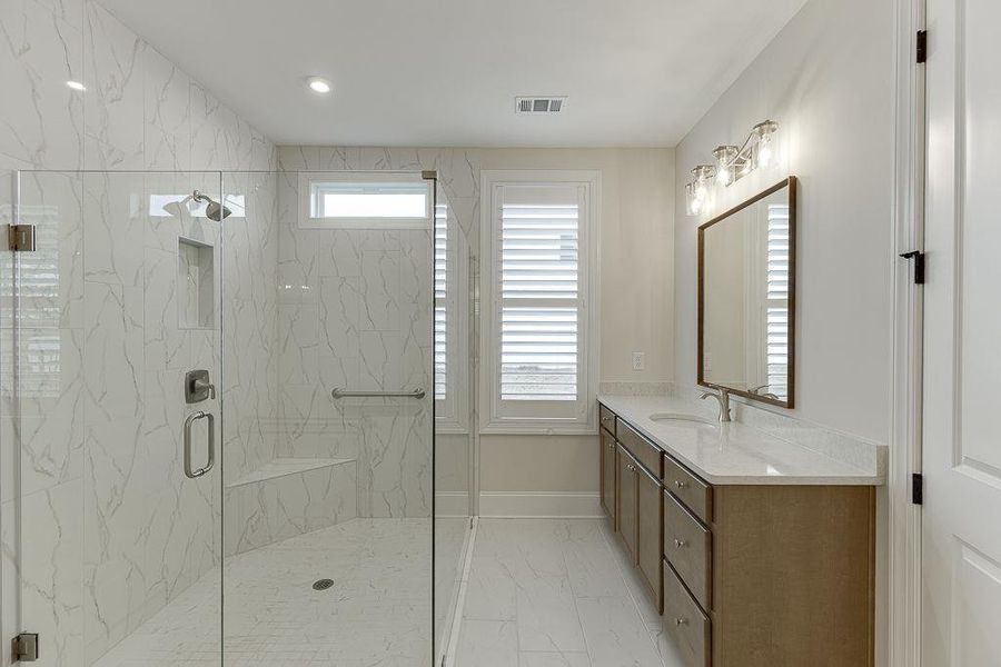 Furnished interior view inside a new home in , Hoschton (Image 30).