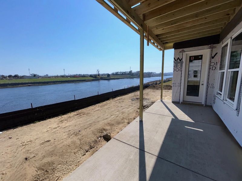 Large Covered Patio Overlooking the ICW Large Covered Patio Overlooking the ICW