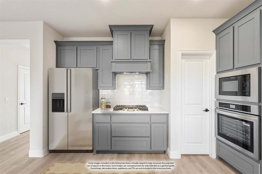 Furnished interior view inside a new home in Star Ranch Classic 50, Godley (Image 11). Furnished interior view inside a new home in Star Ranch Classic 50, Godley (Image 11).