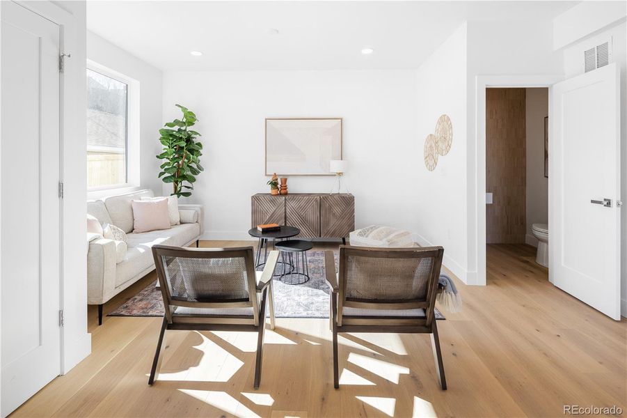Furnished interior view inside a new home in , Denver (Image 6).