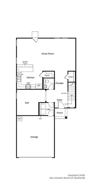 2D floor plan layout of this home in Southton Cove, Elmendorf, TX (Image 5).