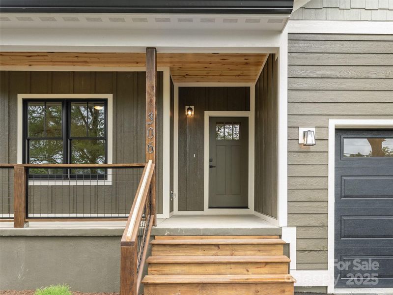 Front exterior of a new home in , Brevard, NC, highlighting curb appeal (Image 20).