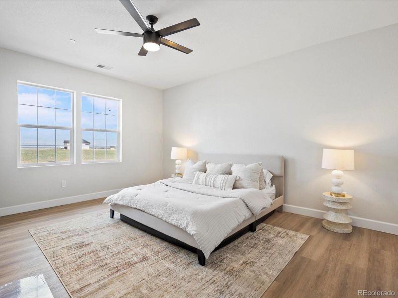 Furnished interior view inside a new home in , Strasburg (Image 12).