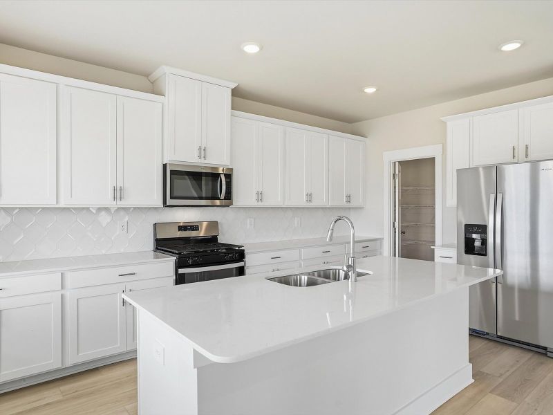 Furnished interior view inside a new home in Ashby Woods, Boiling Springs (Image 4).
