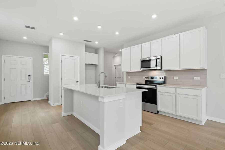 Furnished interior view inside a new home in , Jacksonville (Image 8).