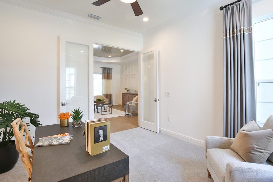 Furnished interior view inside a new home in Windward, Lakewood Ranch (Image 31).