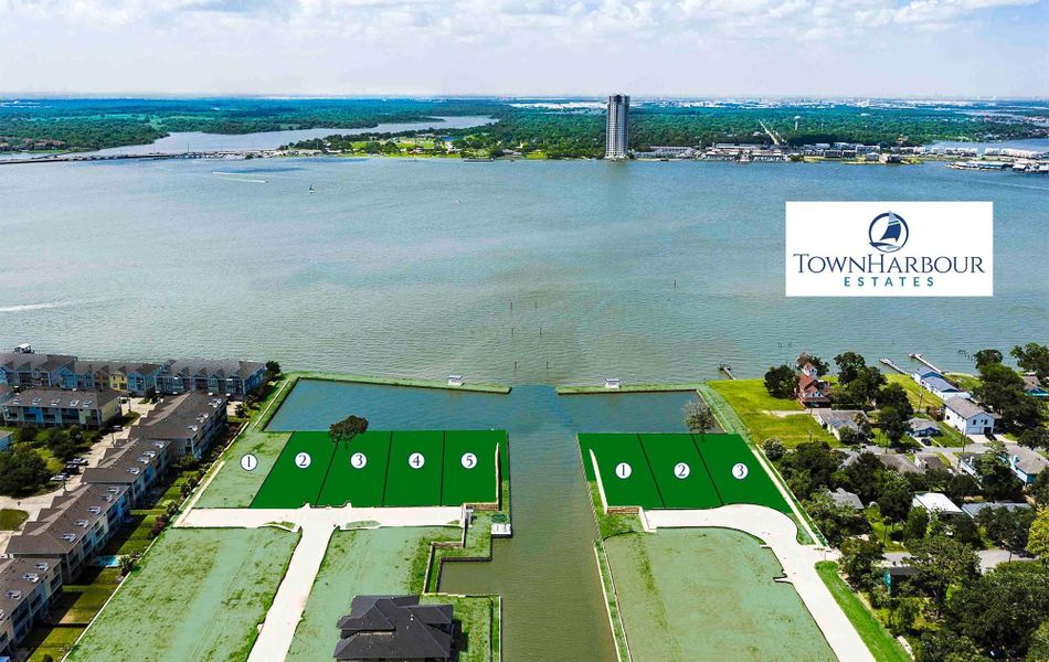 WELCOME TO TOWNHARBOUR ESTATES, CLEAR LAKES NEWEST WATERFRONT DEVELOPMENT, UNIQUELY COMBINING EXCLUSIVE LAKEFRONT LIVING WITH THE ABILITY TO DOCK YOUR YACHT, LARGE OR SMALL, AT YOUR BACK DOOR IN A PROTECTED HARBOR, FOR YEAR-ROUND ENJOYMENT. ESTATE LOTS OFFER EXCEPTIONAL 18'+ ELEVATION ALLOWING YOU TO BUILD ON GRADE, ELIMINATING THE NEED TO ELEVATE ON PIERS OR CLIMB MULTIPLE SETS OF STAIRS. CHOOSE YOUR OWN BUILDER, VIEW ONE OF OUR CUSTOM DESIGNS OR CONTACT US ABOUT OUR CURATED DESIGN BUILD PROGRAM. WELCOME TO TOWNHARBOUR ESTATES, CLEAR LAKES NEWEST WATERFRONT DEVELOPMENT, UNIQUELY COMBINING EXCLUSIVE LAKEFRONT LIVING WITH THE ABILITY TO DOCK YOUR YACHT, LARGE OR SMALL, AT YOUR BACK DOOR IN A PROTECTED HARBOR, FOR YEAR-ROUND ENJOYMENT. ESTATE LOTS OFFER EXCEPTIONAL 18'+ ELEVATION ALLOWING YOU TO BUILD ON GRADE, ELIMINATING THE NEED TO ELEVATE ON PIERS OR CLIMB MULTIPLE SETS OF STAIRS. CHOOSE YOUR OWN BUILDER, VIEW ONE OF OUR CUSTOM DESIGNS OR CONTACT US ABOUT OUR CURATED DESIGN BUILD PROGRAM.