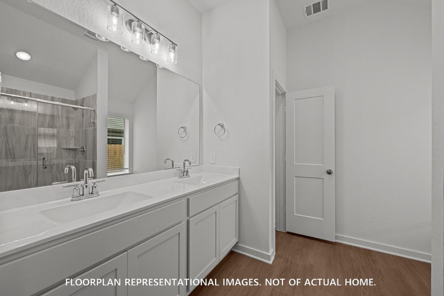 Furnished interior view inside a new home in Sorella, Tomball (Image 7).
